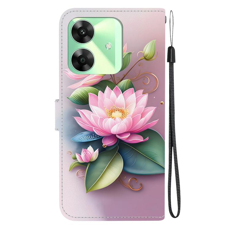 For Realme C61 / C63 / Note 60 Crystal Texture Colored Drawing Leather Phone Case