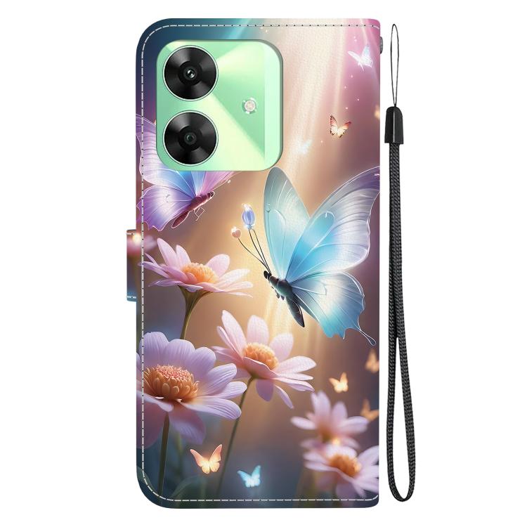 For Realme C61 / C63 / Note 60 Crystal Texture Colored Drawing Leather Phone Case