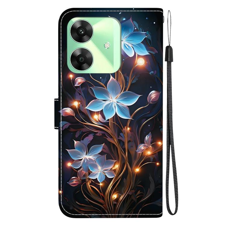 For Realme C61 / C63 / Note 60 Crystal Texture Colored Drawing Leather Phone Case