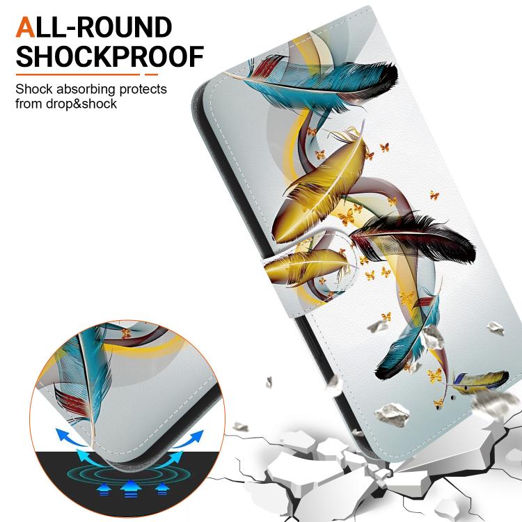 For Realme C75 Crystal Texture Colored Drawing Leather Phone Case