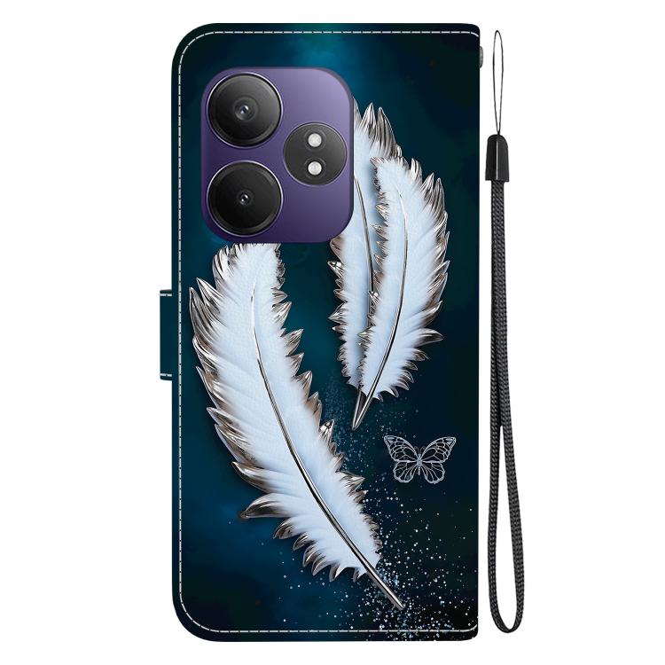 For Realme GT Neo6 SE / GT 6T Crystal Texture Colored Drawing Leather Phone Case
