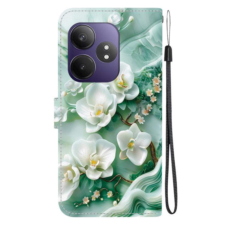 For Realme GT Neo6 SE / GT 6T Crystal Texture Colored Drawing Leather Phone Case