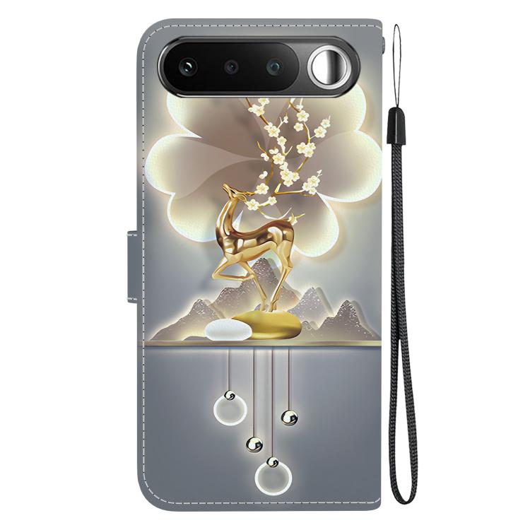 For Realme 16 5G Crystal Texture Colored Drawing Leather Phone Case