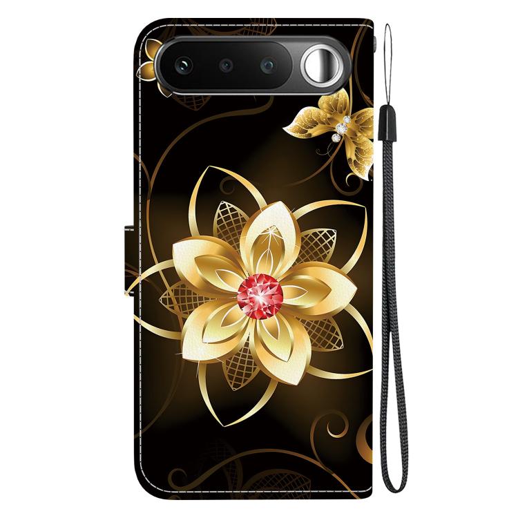 For Realme 16 5G Crystal Texture Colored Drawing Leather Phone Case