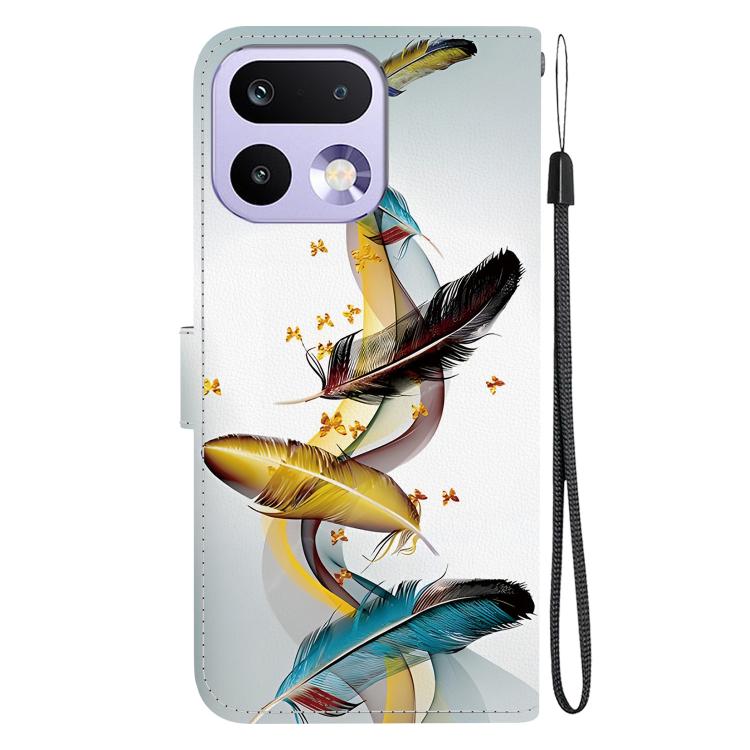 For Realme 16 Pro 5G Crystal Texture Colored Drawing Leather Phone Case