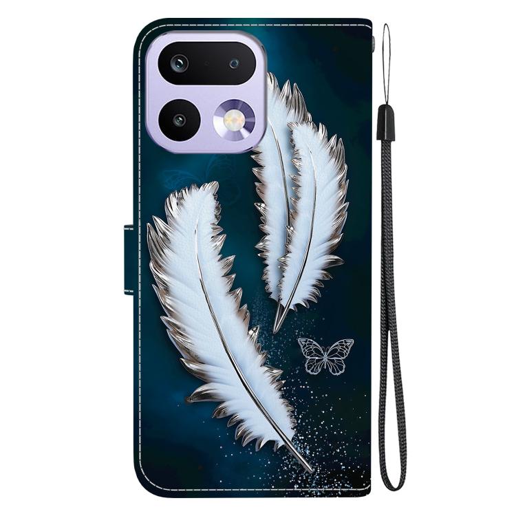 For Realme 16 Pro 5G Crystal Texture Colored Drawing Leather Phone Case