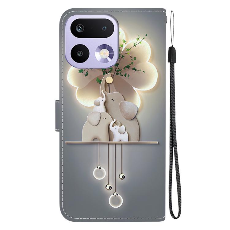For Realme 16 Pro 5G Crystal Texture Colored Drawing Leather Phone Case
