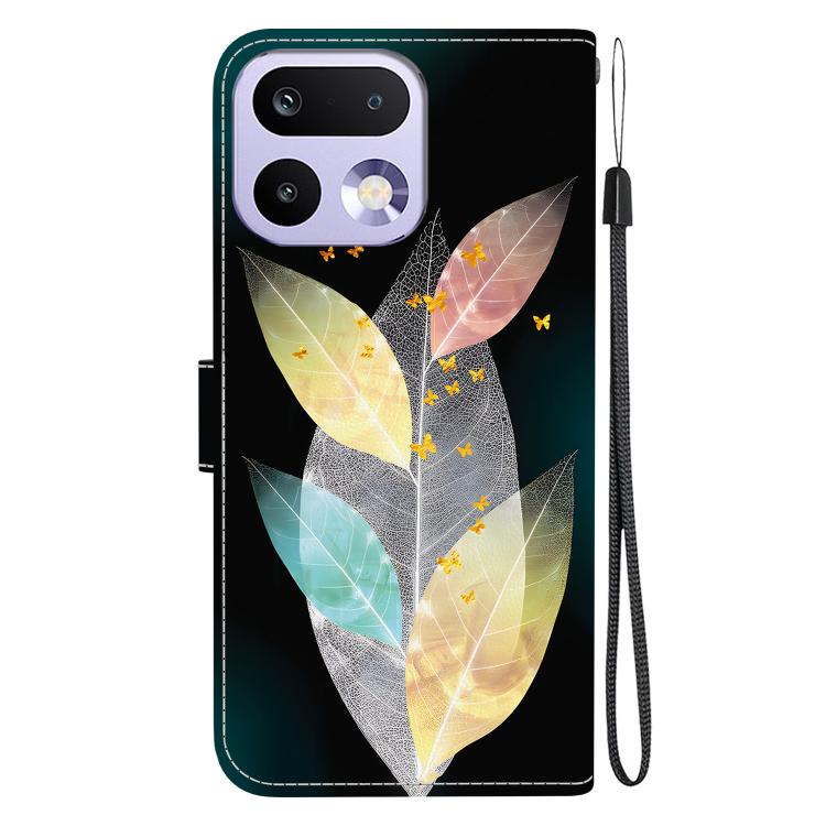 For Realme 16 Pro 5G Crystal Texture Colored Drawing Leather Phone Case
