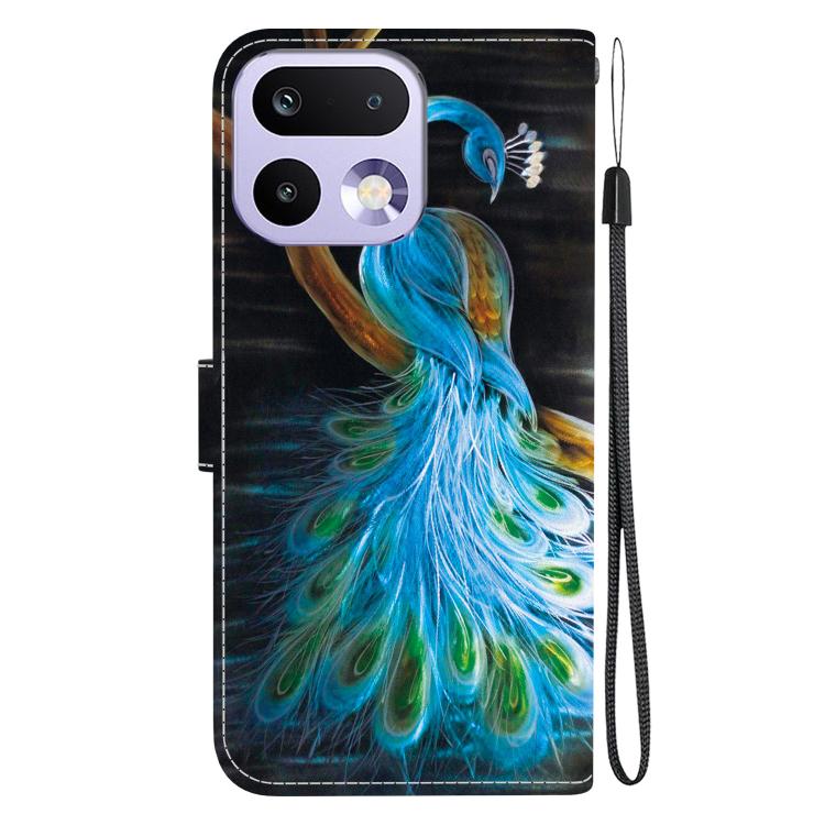 For Realme 16 Pro 5G Crystal Texture Colored Drawing Leather Phone Case
