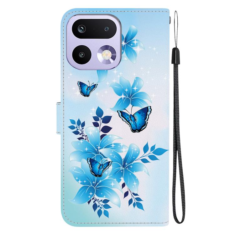 For Realme 16 Pro 5G Crystal Texture Colored Drawing Leather Phone Case