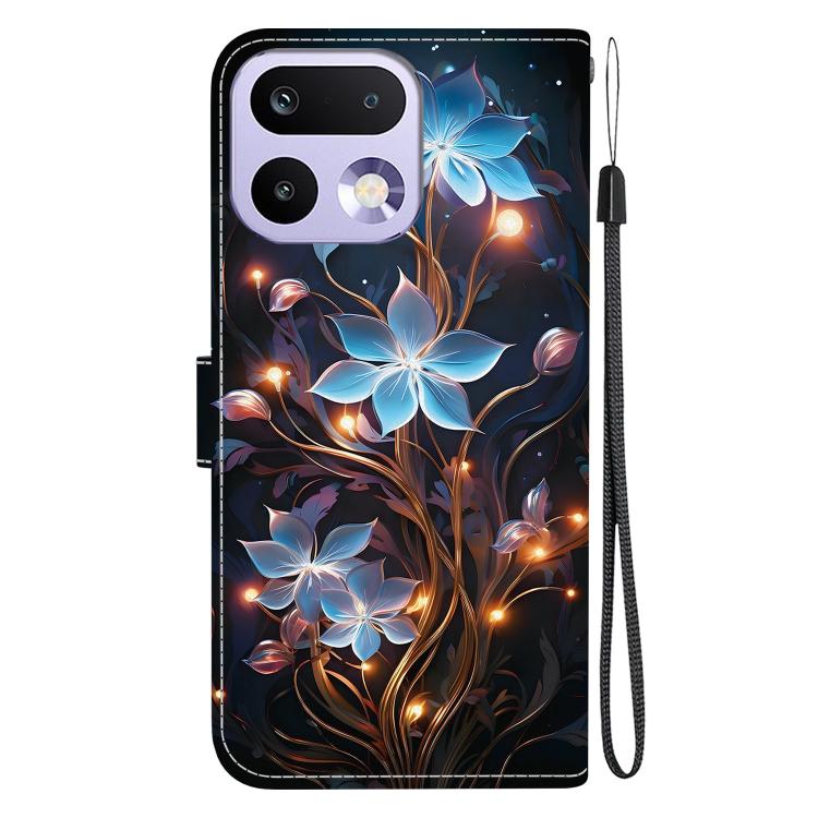 For Realme 16 Pro 5G Crystal Texture Colored Drawing Leather Phone Case