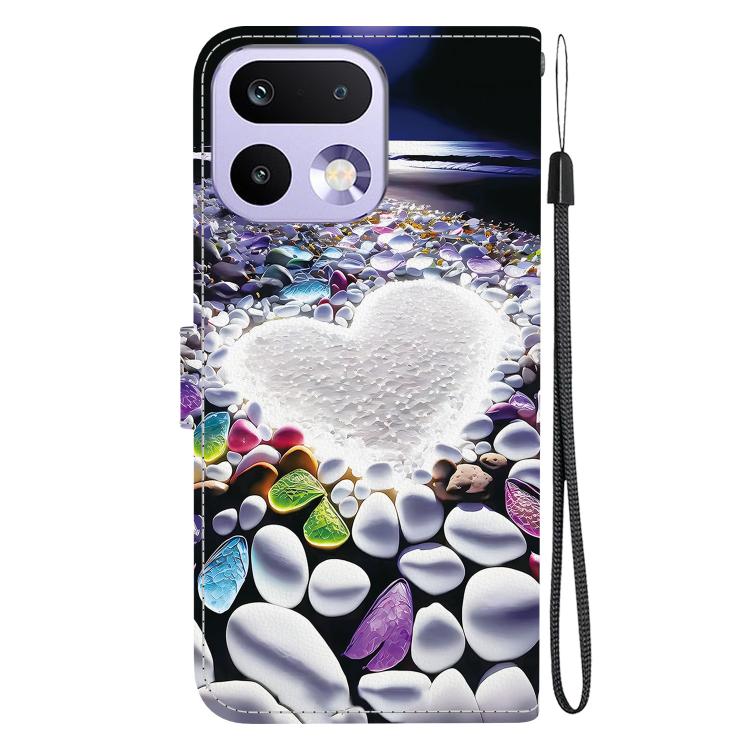 For Realme 16 Pro 5G Crystal Texture Colored Drawing Leather Phone Case