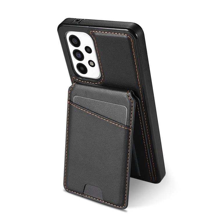 For Samsung Galaxy A53 5G Skin Feel Detachable Card Bag Magsafe Phone Case