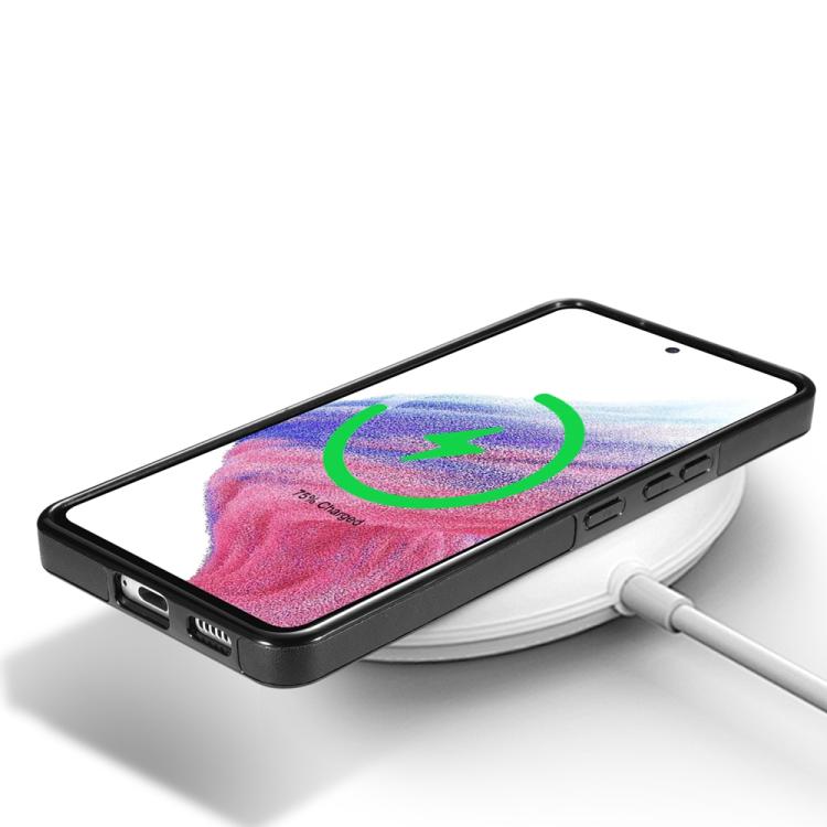 For Samsung Galaxy A53 5G Skin Feel Detachable Card Bag Magsafe Phone Case