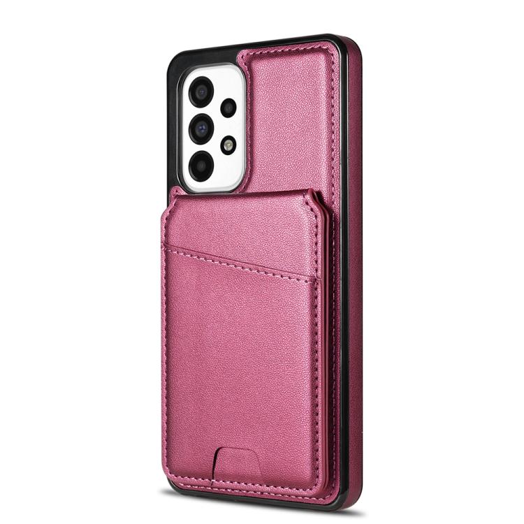 For Samsung Galaxy A53 5G Skin Feel Detachable Card Bag Magsafe Phone Case
