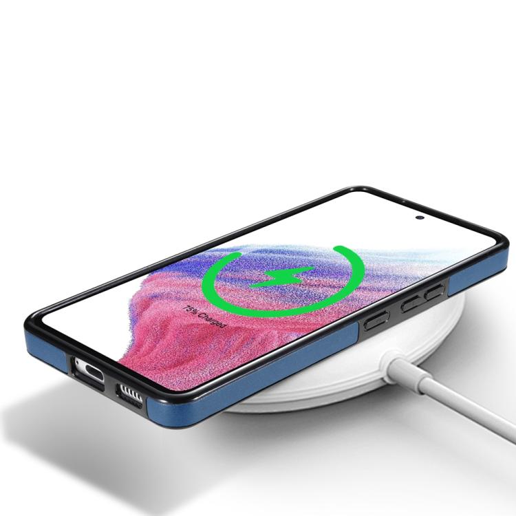 For Samsung Galaxy A53 5G Skin Feel Detachable Card Bag Magsafe Phone Case