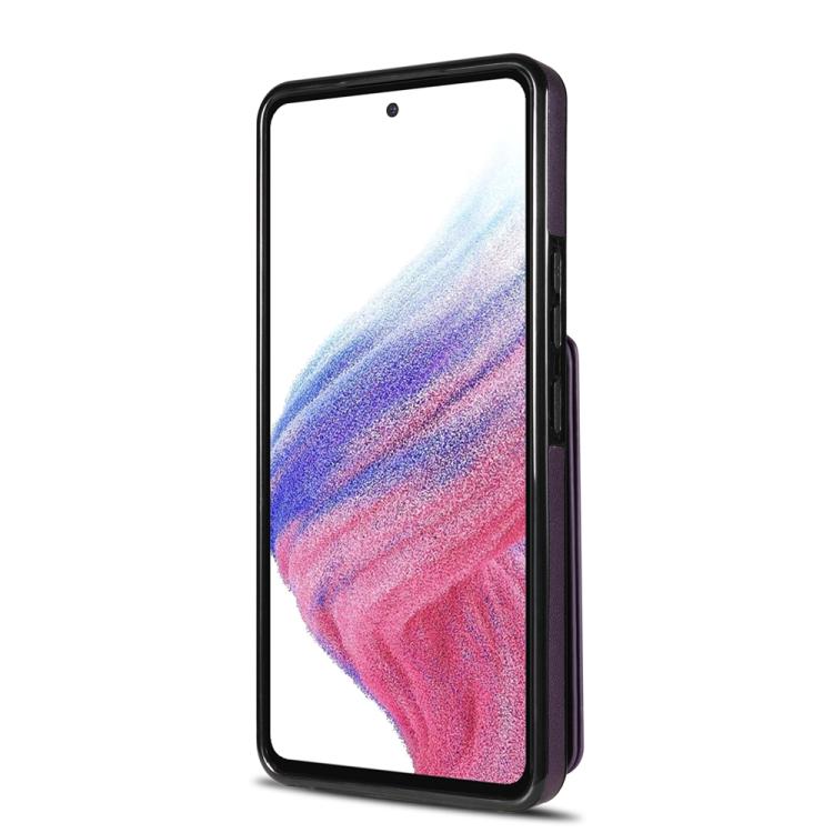 For Samsung Galaxy A53 5G Skin Feel Detachable Card Bag Magsafe Phone Case