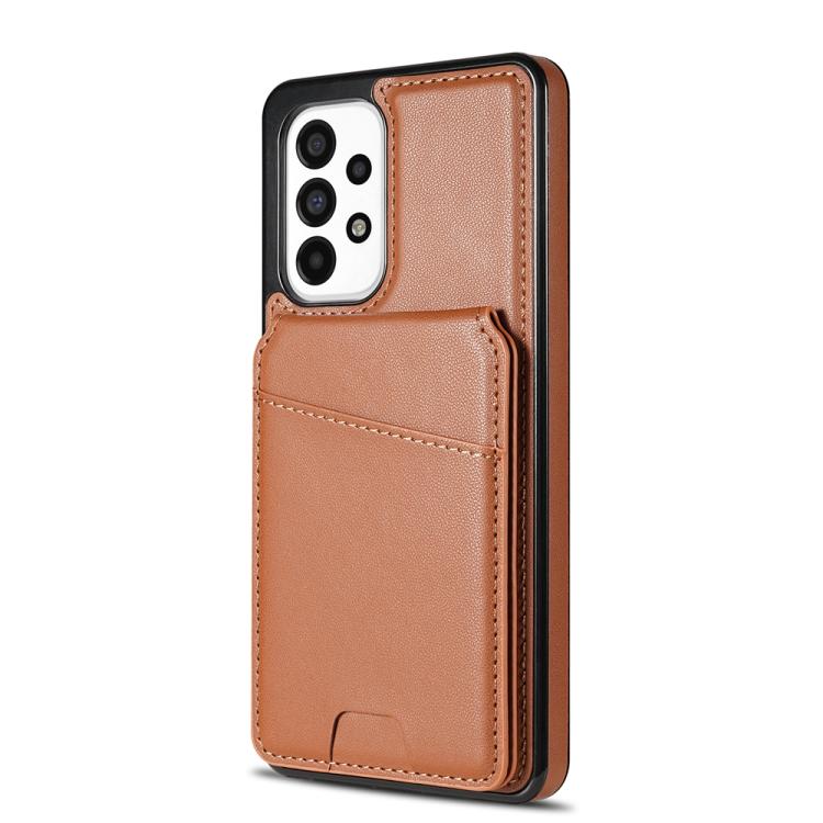 For Samsung Galaxy A53 5G Skin Feel Detachable Card Bag Magsafe Phone Case