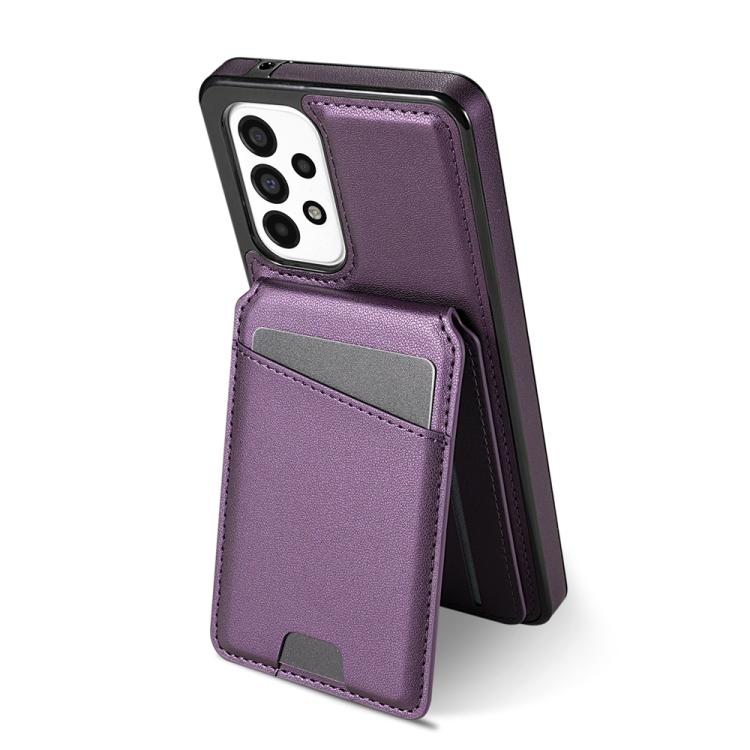 For Samsung Galaxy A52 4G / 5G / A52s 5G Skin Feel Detachable Card Bag Magsafe Phone Case