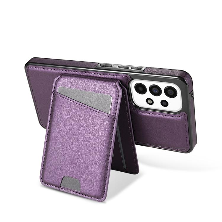For Samsung Galaxy A52 4G / 5G / A52s 5G Skin Feel Detachable Card Bag Magsafe Phone Case