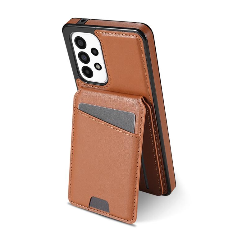 For Samsung Galaxy A52 4G / 5G / A52s 5G Skin Feel Detachable Card Bag Magsafe Phone Case