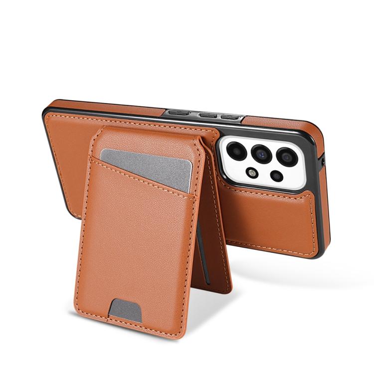 For Samsung Galaxy A52 4G / 5G / A52s 5G Skin Feel Detachable Card Bag Magsafe Phone Case