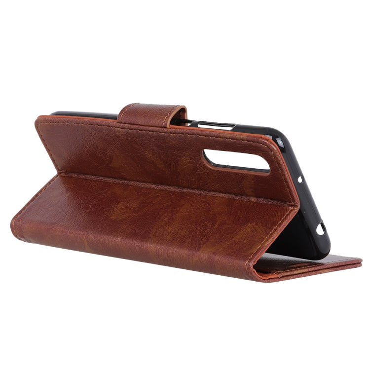 For Samsung Galaxy A41 (Japan Version) Nappa Texture Horizontal Flip Leather Case with Holder & Card Slots & Wallet