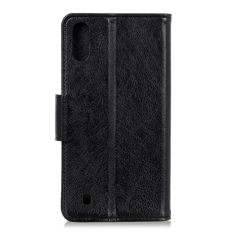 For Samsung Galaxy M01 Nappa Texture Horizontal Flip Leather Case with Holder & Card Slots & Wallet