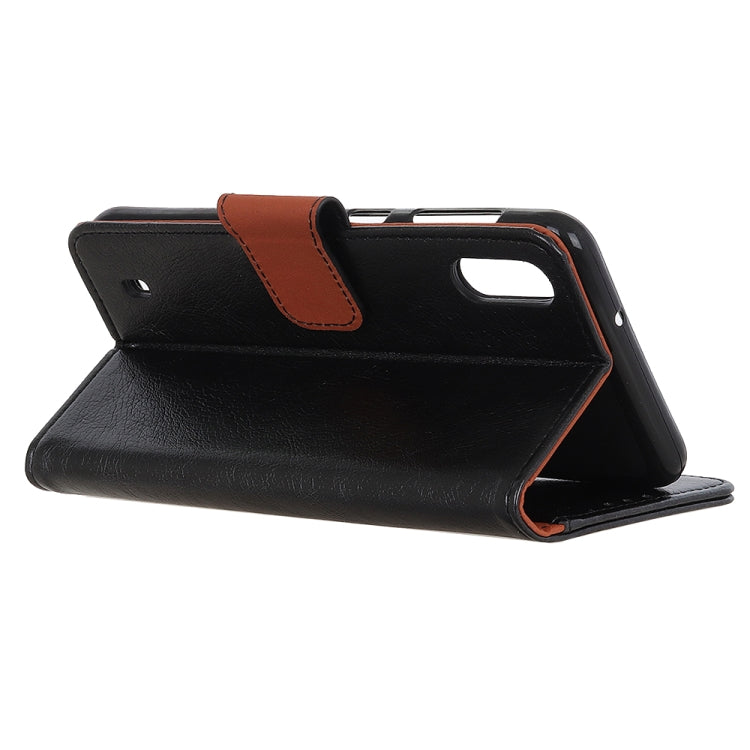 For Samsung Galaxy M01 Nappa Texture Horizontal Flip Leather Case with Holder & Card Slots & Wallet