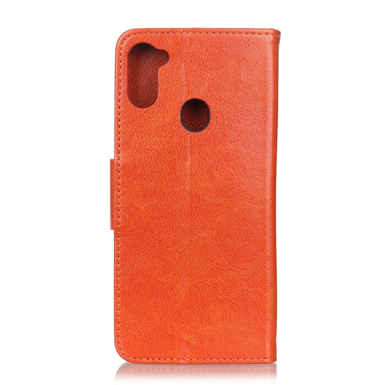 For Samsung Galaxy M11 Nappa Texture Horizontal Flip Leather Case with Holder & Card Slots & Wallet