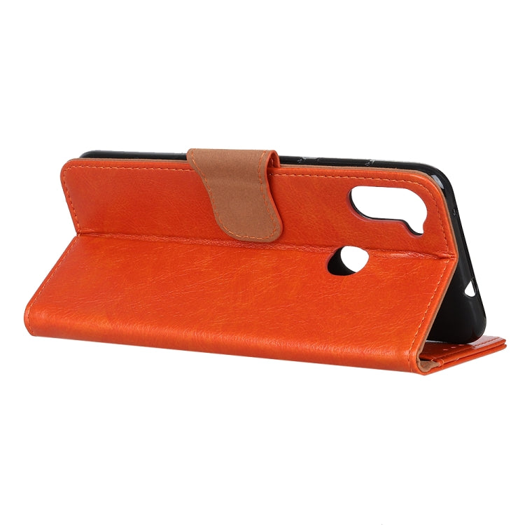 For Samsung Galaxy M11 Nappa Texture Horizontal Flip Leather Case with Holder & Card Slots & Wallet