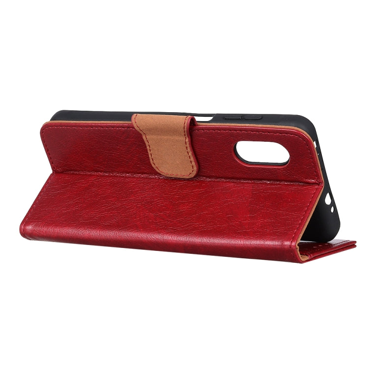 For Samsung Galaxy XCover Pro Nappa Texture Horizontal Flip Leather Case with Holder & Card Slots & Wallet