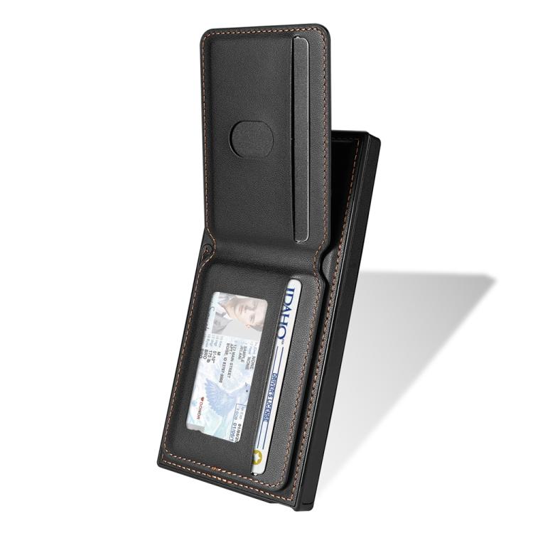 For Samsung Galaxy S24 Ultra 5G Skin Feel Detachable Card Bag Magsafe Phone Case