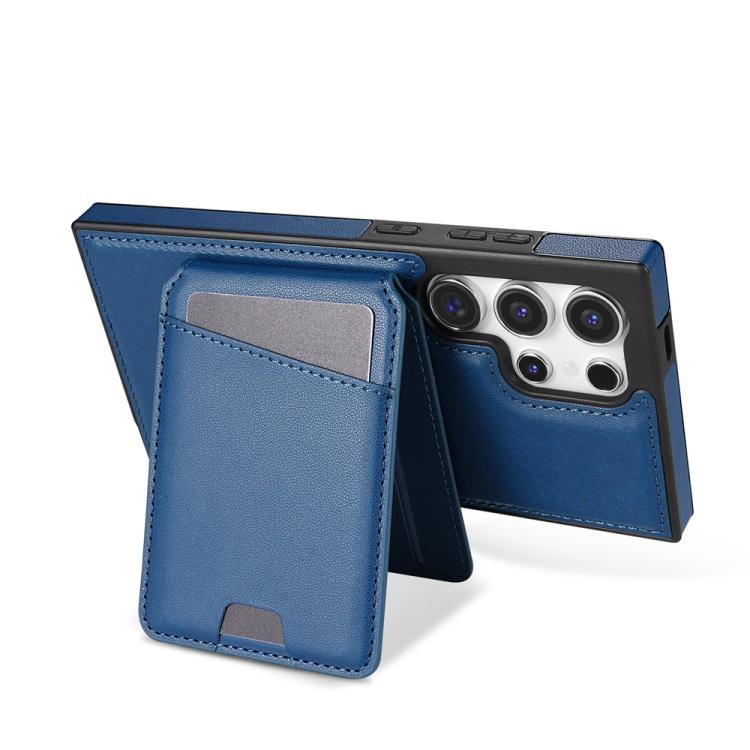 For Samsung Galaxy S24 Ultra 5G Skin Feel Detachable Card Bag Magsafe Phone Case