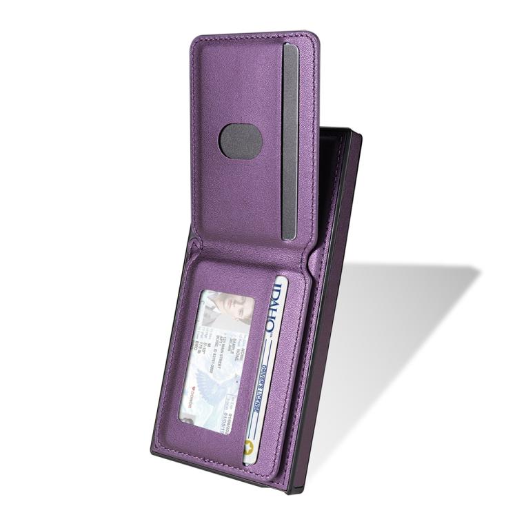 For Samsung Galaxy S24 Ultra 5G Skin Feel Detachable Card Bag Magsafe Phone Case