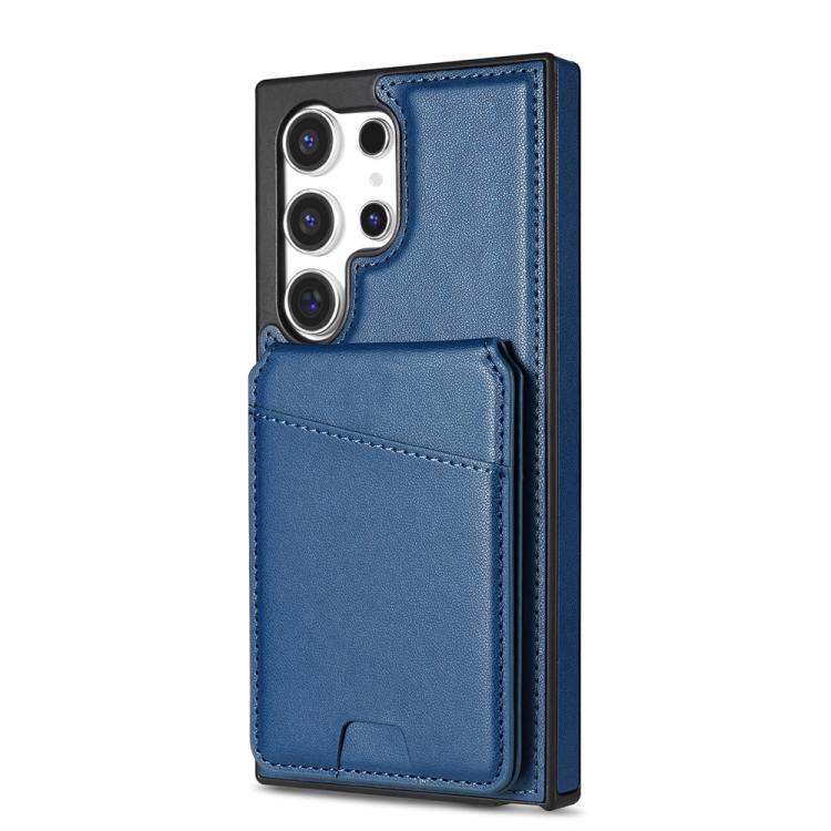 For Samsung Galaxy S23 Ultra 5G Skin Feel Detachable Card Bag Magsafe Phone Case