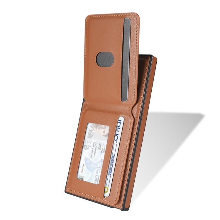 For Samsung Galaxy S23 Ultra 5G Skin Feel Detachable Card Bag Magsafe Phone Case