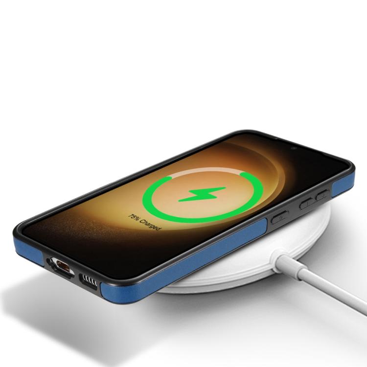For Samsung Galaxy S23+ 5G Skin Feel Detachable Card Bag Magsafe Phone Case