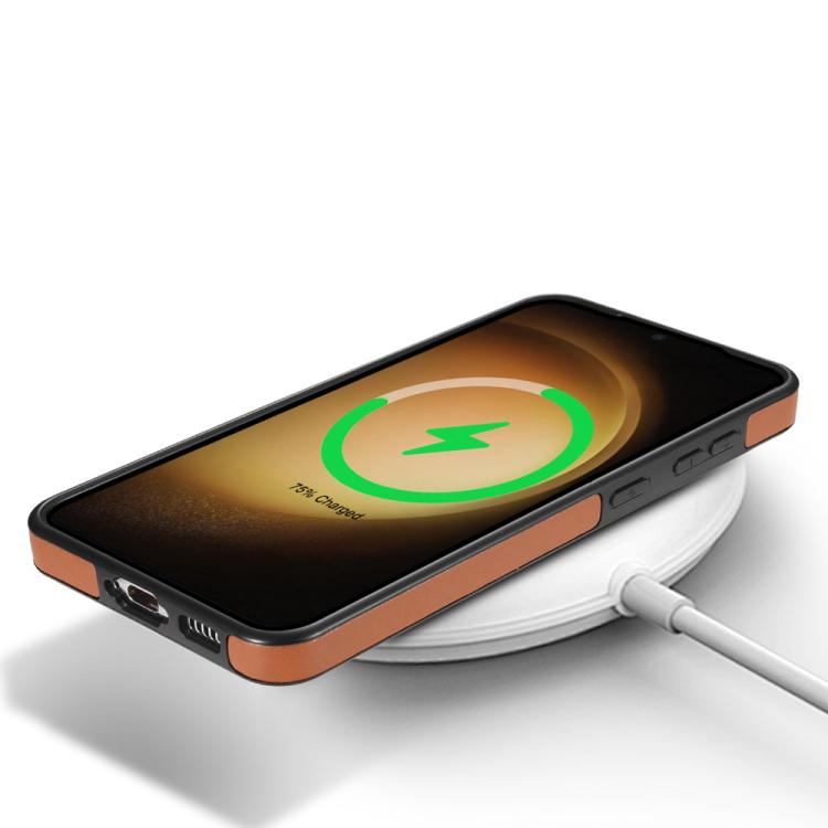 For Samsung Galaxy S23+ 5G Skin Feel Detachable Card Bag Magsafe Phone Case