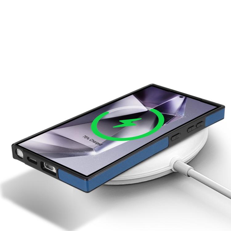 For Samsung Galaxy S22 Ultra 5G Skin Feel Detachable Card Bag Magsafe Phone Case