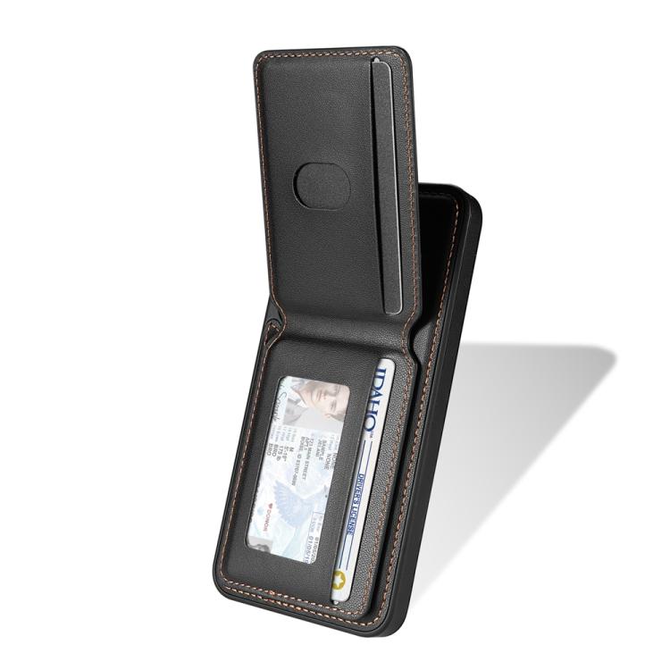 For Samsung Galaxy S21+ 5G Skin Feel Detachable Card Bag Magsafe Phone Case