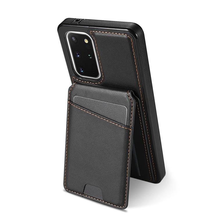 For Samsung Galaxy S20 FE 5G Skin Feel Detachable Card Bag Magsafe Phone Case