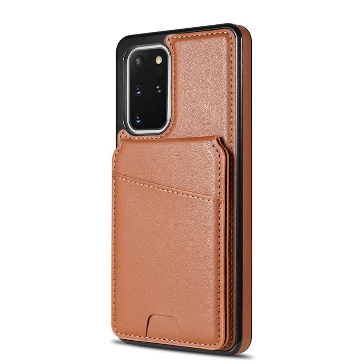 For Samsung Galaxy S20 FE 5G Skin Feel Detachable Card Bag Magsafe Phone Case