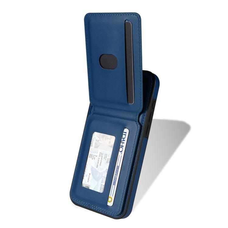 For iPhone 16 Skin Feel Detachable Card Bag Magsafe Phone Case