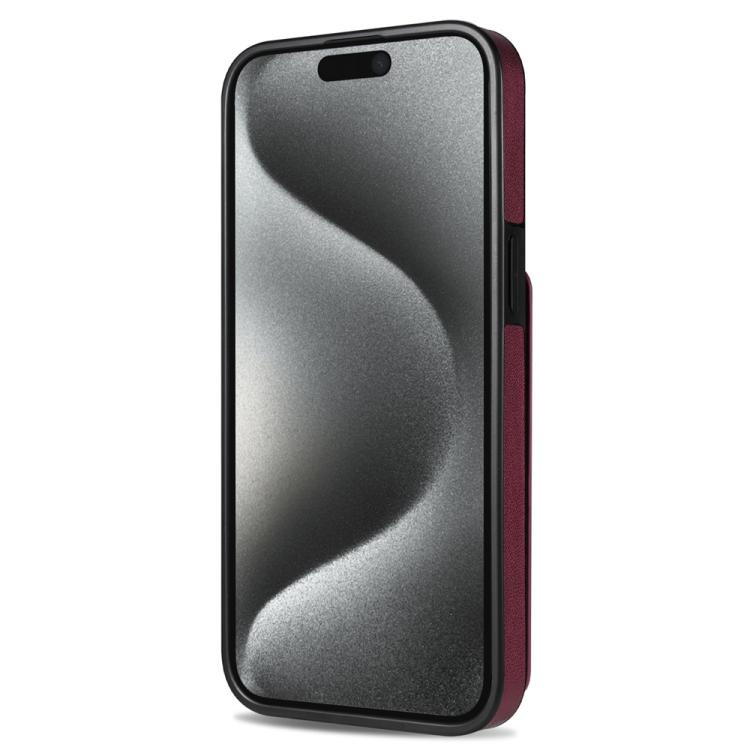 For iPhone 13 / 14 Skin Feel Detachable Card Bag Magsafe Phone Case