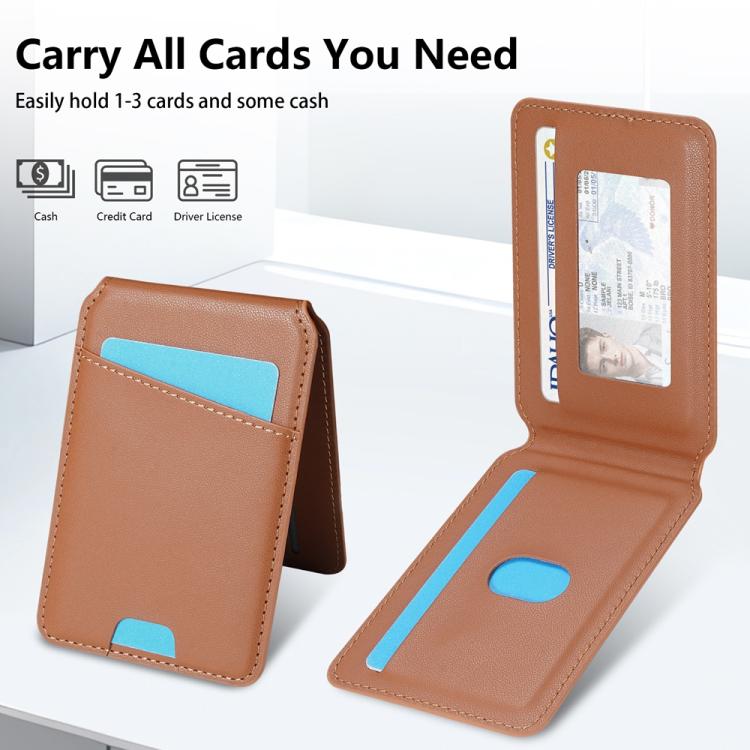 For iPhone 11 Pro Max Skin Feel Detachable Card Bag Magsafe Phone Case