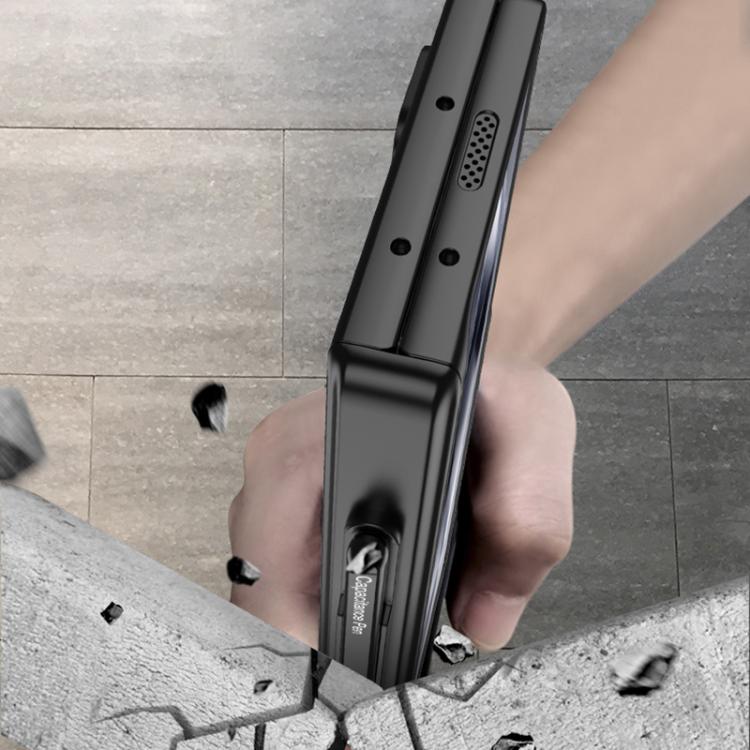 For Samsung Galaxy Z Fold6 Slim GKK Integrated Full Coverage Magnetic Fold Phone Case with Pen Slot / Pen