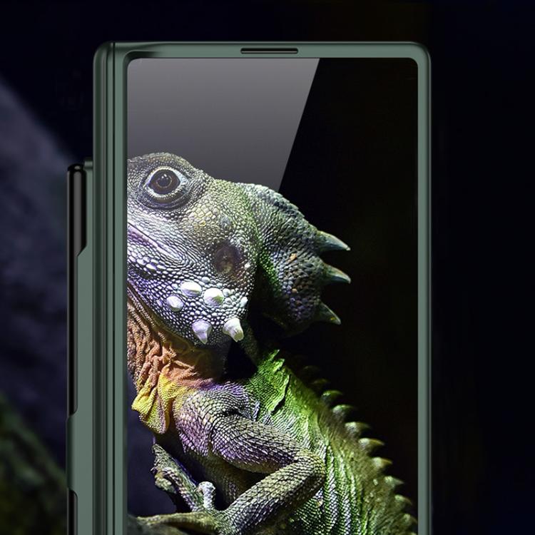 For Samsung Galaxy Z Fold6 Slim GKK Integrated Full Coverage Magnetic Fold Phone Case with Pen Slot / Pen
