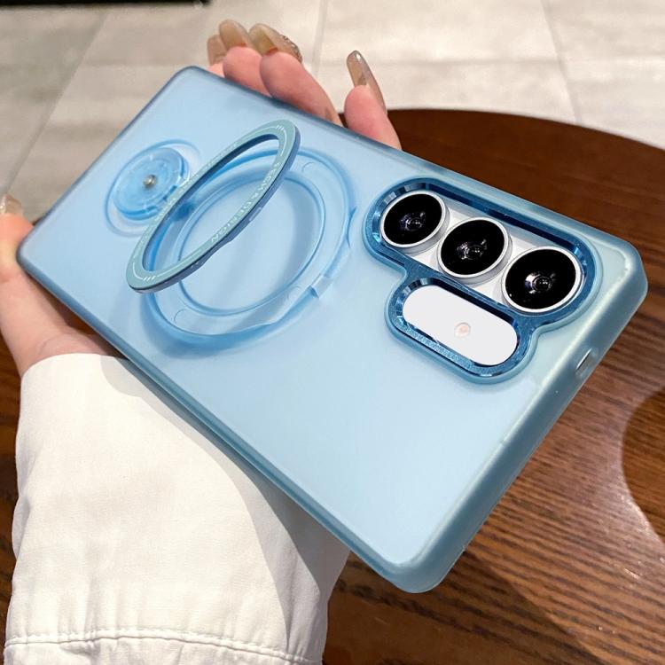 For Samsung Galaxy S24 5G Rotation Holder MagSafe Phone Case