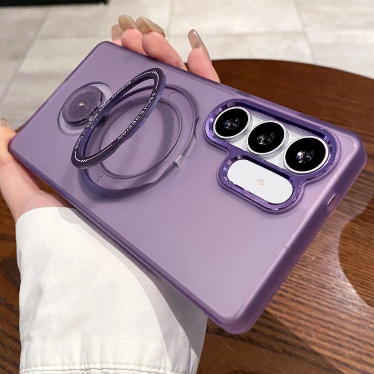 For Samsung Galaxy S24 5G Rotation Holder MagSafe Phone Case